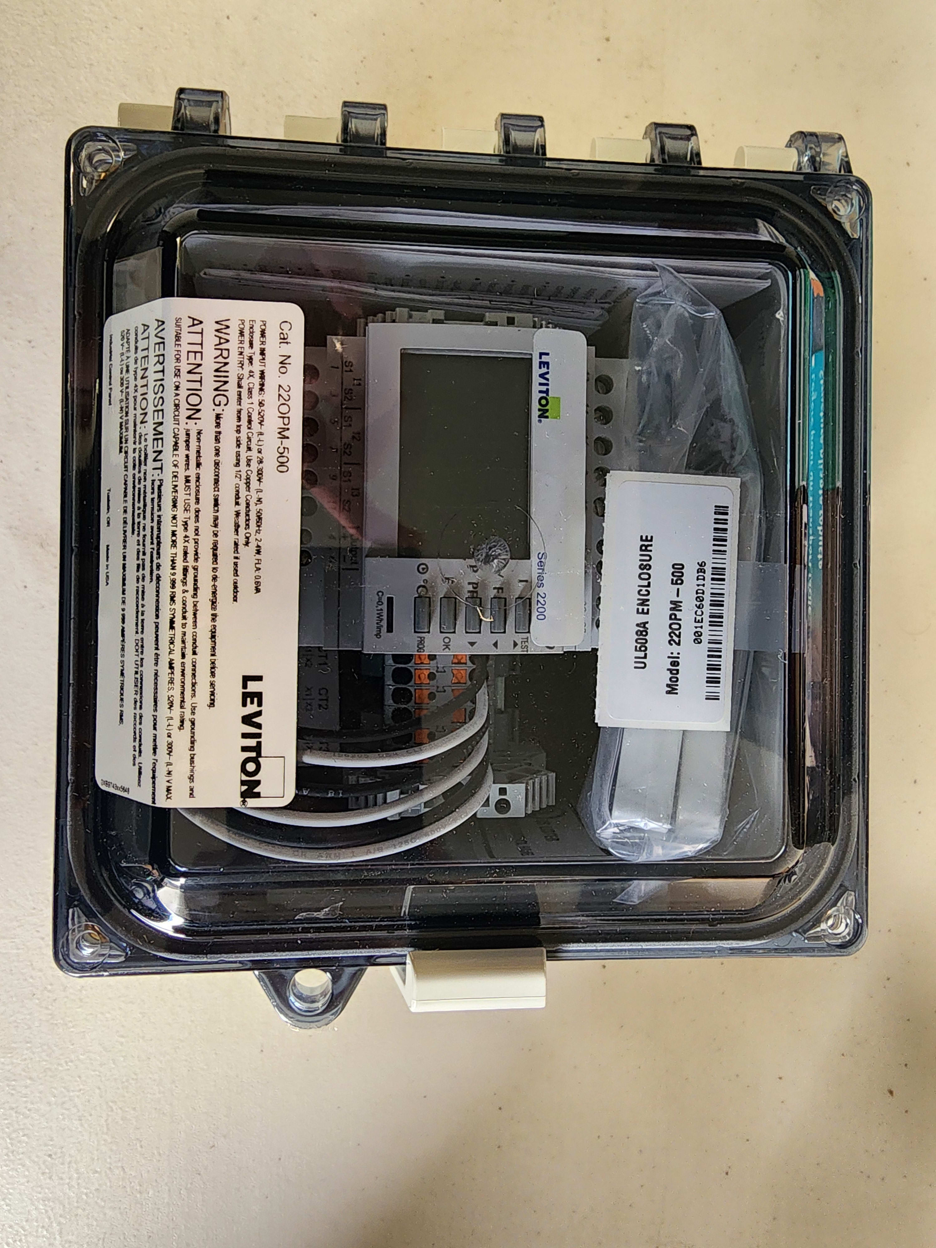 Leviton 22OPK-504 S2200 Pulse Meter Kit – Submetering & Energy Monitoring