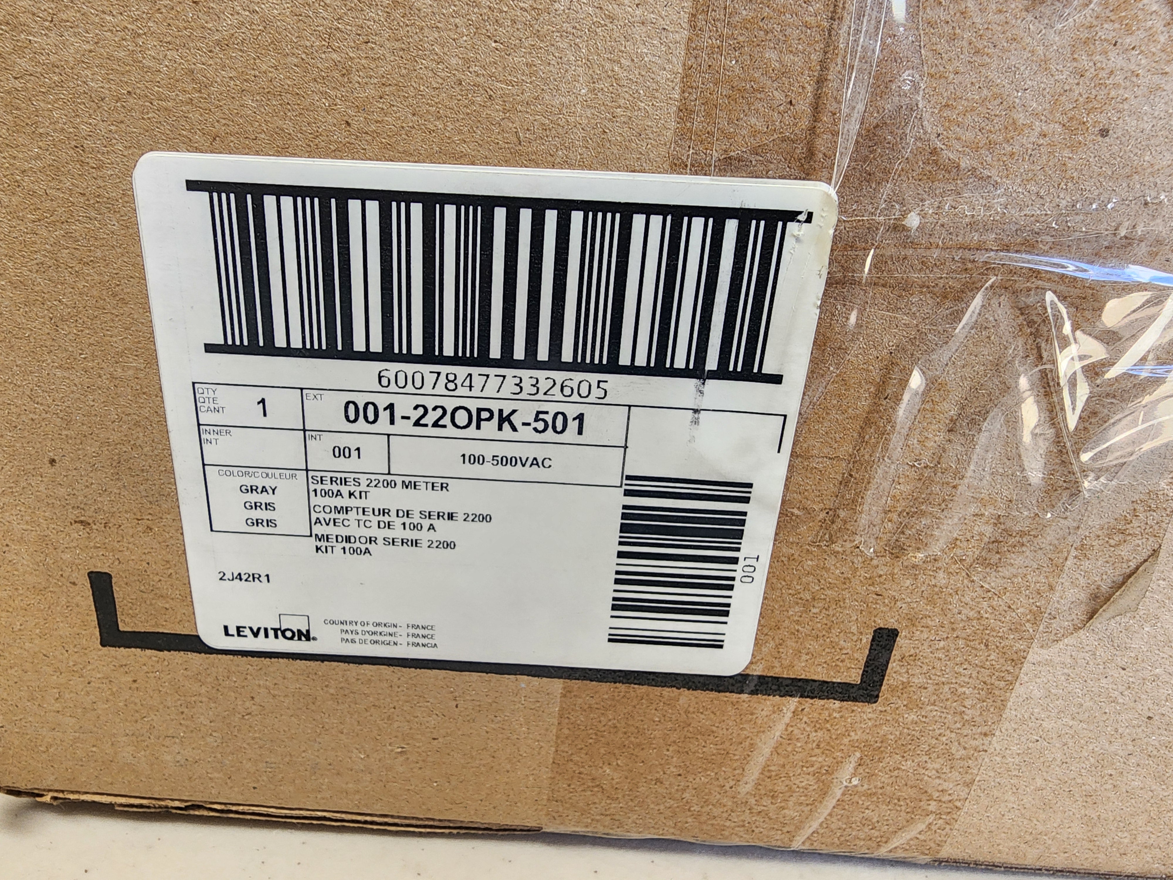 Leviton 22OPK-501 S2200 Pulse Meter Kit - Submetering and Energy Monitoring