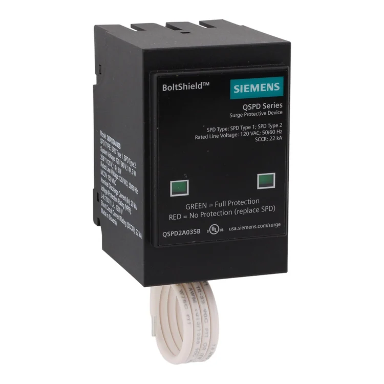 Siemens QSPD2A035B Surge Protective Device, 35kA, 120/240V, 2-Pole