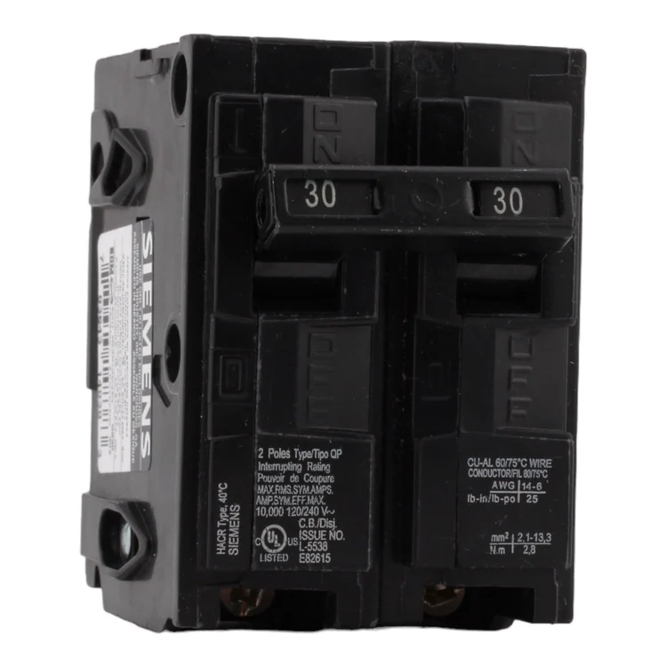 Siemens Q230 30 Amp 2-Pole 120/240V Type QP Circuit Breaker