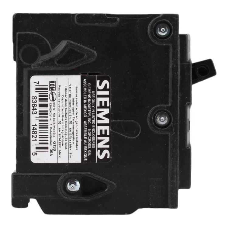 Siemens Q130 30 Amp, 120 Volt Single Pole Circuit Breaker, Plug-In Mount