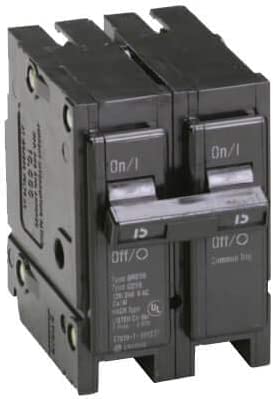 Eaton BR215 Breaker - 2 Pole 15 Amp Circuit Breaker, Type BR Breaker, 120/240V - Residential Use - Reliable Circuit Protection