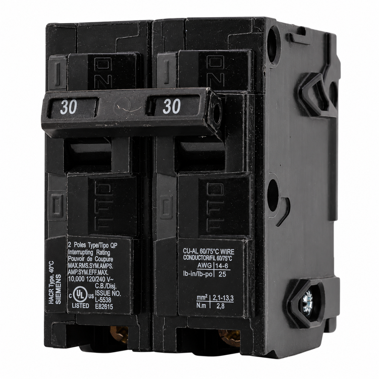 Siemens Q230 30 Amp 2-Pole 120/240V Type QP Circuit Breaker