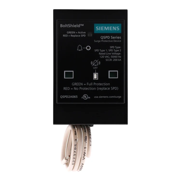 Siemens QSPD2A065P Whole-Home Surge Protective Device, 65kA, 120/240V