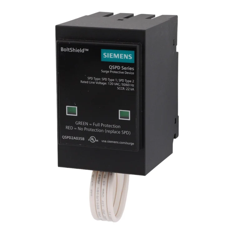 Siemens QSPD2A035B Surge Protective Device, 35kA, 120/240V, 2-Pole