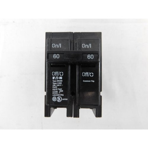 Eaton BR260 2" 60 Amp Double Pole Interchangeable Circuit Breaker10