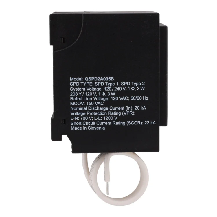 Siemens QSPD2A035B Surge Protective Device, 35kA, 120/240V, 2-Pole