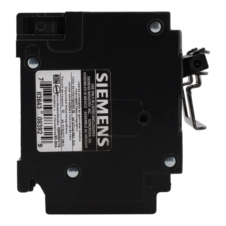 Siemens Q22020CT2 20A Duplex Circuit Breaker, 120/240V