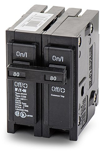 Eaton BR280 Plug-On Mount Type BR Circuit Breaker