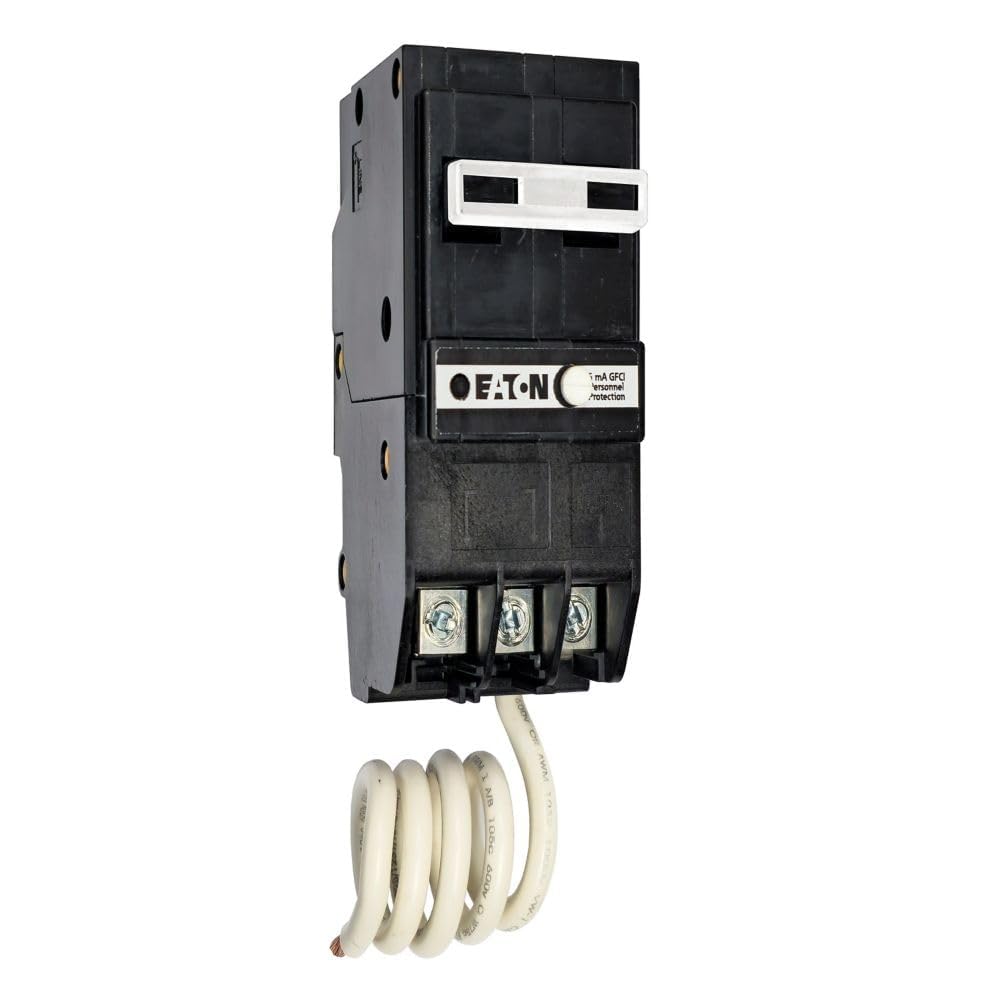 Eaton BRN215GF 2 Pole 15 Amp 120/240 V BR GFCI Circuit Breaker Replaces GFTCB215