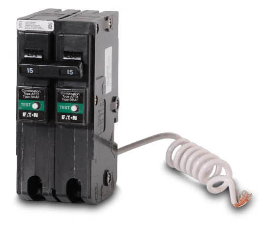 Eaton BRL215CAF 2 Pole Combination Arc Fault Circuit Breaker
