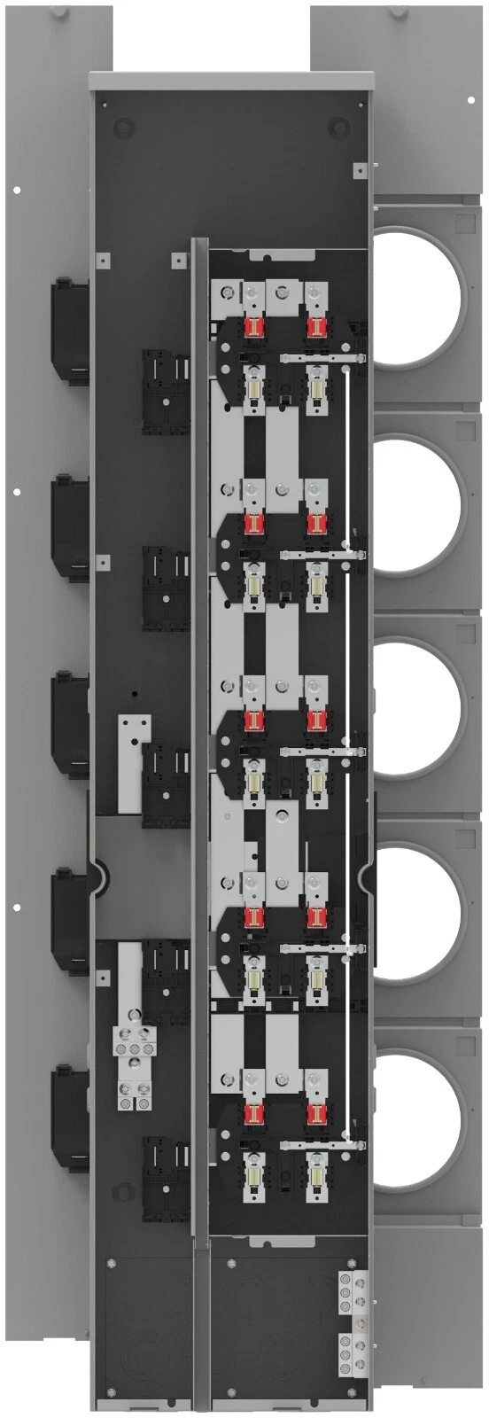 Siemens WMM51125 Meter Stack, 125A, 120/240V AC, 1200A Bus, 5-Position